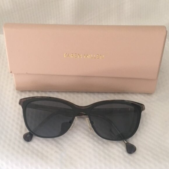 Lisa Loeb Accessories - Frames - Lisa Loeb “Pie” Cat‑Eye Frames – Licorice Swirl, 52‑15‑135